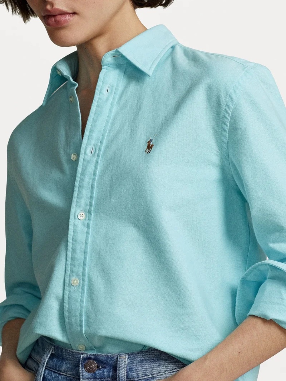 Polo Ralph Lauren Iconic Logo Oxford Shirt - Picture 8 of 14